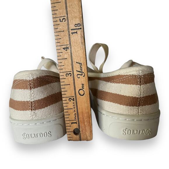 Saludos Marin striped lace up sneaker NEW - Picture 7 of 7